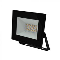 V-TAC Slim LED-Flutlicht 10 W SMD 6500 K IP65 Schwarz mit integriertem Treiber – SKU 23974