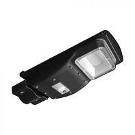 V‑TAC Armatura Stradale Solare 6W con Pannello, Telecomando, Sensore Radar e Batteria LiFePO4 – Luce Fredda 6000 K, IP65 – 95532