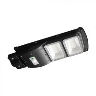 V‑TAC Armatura Stradale LED 8W Solare con Sensore Radar, Telecomando, Batteria LiFePO4, Luce Fredda 6000K, IP65, per Esterni – 98417