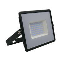 V-TAC VT-4051 50 W LED-Flutlicht E-Serie superschlank G2 schwarzes Gehäuse kaltweißes Licht 6500 K IP65 – Artikelnummer 215960