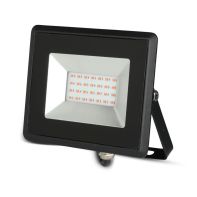 V-TAC VT-4021 spot led smd 20W lumière rouge E-Series ultra slim noir IP65 - SKU 5992