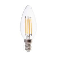 V-TAC VT-21125 Ampoule bougie LED E14 lampe à incandescence dimmable 5,5W 110lm/W lumière blanche naturelle 4000K - 7807
