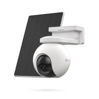 EZVIZ CS-HB8/SP Kit Telecamera motorizzata PTZ 4K con Pannello Solare 5W Wi-Fi, Batteria a Lunga Durata, Rilevamento AI intelligente e Visione Notturna a Colori