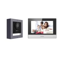 Hikvision DS‑KIS602(B) – Kit VideoCitofono IP 2 MP con Display Touch 7″, PoE