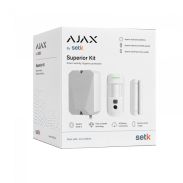 AJAX Kit Superior ASP Bianco con Hub Hybrid 4G, MotionCam S PhOD e DoorProtect S Plus 131882.348.WH1