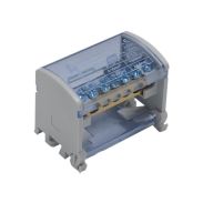 ETTROIT Ripartitore modulare 2 poli (2x7 uscite) 80A per quadro elettrico - DB1200207