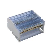 ETTROIT Ripartitore modulare 4 poli 11x4 uscite ( 44 fori) 125A per quadro elettrico - DB1200411
