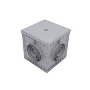 ETTROIT Pozzetto elettrico ispezionabile con coperchio 300 x 300 x 300 mm - DB1303030