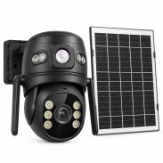 ETTROIT Telecamera Solare 4G AOV Doppia Ottica Audio Bidirezionale ET9001
