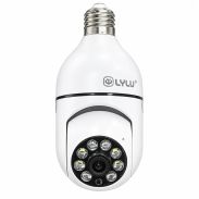 ETTROIT Telecamera Wi-Fi E27 a Lampadina 2 MP Motorizzata iCSee ET9004