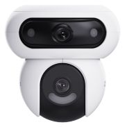 EZVIZ H90 Dual 2K+ Telecamera Wi-Fi PTZ da Esterno con Doppia Ottica 4MP + 4MP, AI Persone e Veicoli, Visione Panoramica 360°