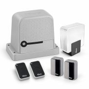 Nice RoboKit 1500 Automazione Cancello Scorrevole 230V fino a 1500 kg con Fotocellule e Lampeggiante RO1500KCE