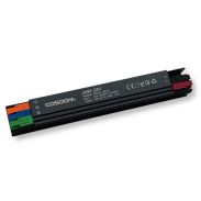 KOSOOM SA23 Mini Alimentatore Switching Slim 24V 1A 24W Metallico IP20 con Trimmer di Regolazione