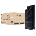 V-TAC VT-450MH Set 9,45 kW Monokristallines Photovoltaik-Solarpanel 450 W 1903 x 1134 x 35 mm Set 21 Stück