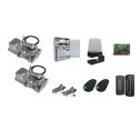 Kit CAME FROG‑X 8K01MI‑007 – Automatisme pour portail battant enterré, 2 vantaux, 24 V, 2 moteurs, panneau BUS CXN