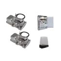 Kit CAME FROG‑X 8K01MI‑008 – Automatisme souterrain à deux vantaux 24 V, 2 moteurs, panneau BUS CXN, feu clignotant