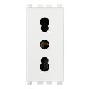 Vimar Arkè 19203.B 2P+E 16A P17/11 bypass socket, White color