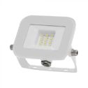 V-TAC PRO VT-44010 Faro LED 10W proiettore Chip Samsung corpo bianco luce 4000K IP65 - 10012