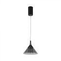 V-TAC VT-7831 9W LED bell-shaped pendant chandelier Modern design 19.5*17.5*100Cm Black color 3000K - 10081