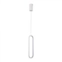 V-TAC VT-7829 Lustre suspendu LED ovale 13W au design moderne 10*70*153cm Couleur blanche 4000K - 10091