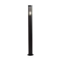 V-TAC VT-1185 Lampadaire de jardin LED E27 Douille en acier inoxydable 100cm couleur noir 1xE27 IP44 - sku 10472