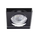 Kanlux decorative glass spotlight holder MORTA B CT-DSL50-B GU10 black color - 22110