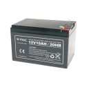 V-TAC Blei-Säure-Batterie 12V 10Ah für Alarm, USV, Videoüberwachung Terminals T2 178*35*60mm 23452