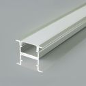V-TAC Recessed Linear Profile 2000 × 24 × 10 mm Aluminum Silver for LED Strips up to 15.6 mm – SKU 24106