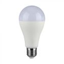 V-TAC VT-2015 Lampadina LED 15W E27 luce 4000k 100lm/W termoplastica forma A65 sku 214454