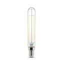 V-TAC VT-2204 LED-Röhrenlampe 4W E14 T20-Filament Vintage-Effekt in transparentem Glas Licht 3000K - 212701