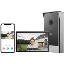 EZVIZ CS-HP7 Smart WIFI Video Intercom, 7 Inch Touch Monitor, Night Vision, Remote Unlock, 2K, Human Detection, RFID Option, Waterproof