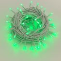 ETTROIT 300 LED String Lights, 30m, Green Light, White Cable, IP65, Extendable, Flash Effect, Christmas Garland, Shops, Christmas Balcony