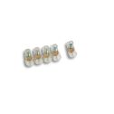 FANTON 62903 Strip of 10 single insulated terminals for cables section. max 4 mm²