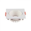 Spot encastrable LED V-TAC VT-932 GU10, corps carré et réflecteur blanc - sku 6650