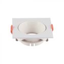 V-TAC VT-932 GU10 LED recessed spotlight with square body and white reflector - sku 6650