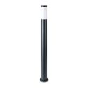 V-TAC VT-838 ground fixing Wall bollard lamp 110cm with stainless steel grey body IP44 holder 1xE27 - sku 8963
