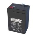 Rechargeable batteries au plomb VRLA 6V 4,5Ah Elan BigBat - sku 00604