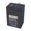 6V 4,5Ah wiederaufladbare VRLA-Batterie Elan BigBat - sku 00604