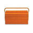 Boîte à outils 5 cases métallique boîte vide couleur orange Beta C20L