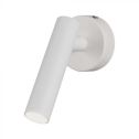 V-TAC VT-412-M Faretto LED Orientabile applique comodino da parete luce lettura colore bianco 3000K tipo lampada hotel - sku 10292