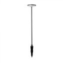 V-TAC VT-1160 LED-Gartenlampe 12 W mit Erdspieß, Wegmarkierung, Farbe ANTHRAZIT, H80 cm, Licht 3000 K, IP65, Artikelnummer 23021