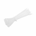 Cable tie nylon-66 clips for wiring 2.5x150mm white 100pcs V-TAC - sku 11161