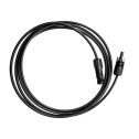 V-TAC 11416 Solar cable extension cord 2.5mt with MC4 male and female connectors for photovoltaic solar panels Black color