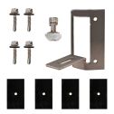 V-TAC Kit of steel brackets fixing solar panels on corrugated sheet metal - horizontal installation (5-piece set) - 11585