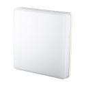 V-TAC PRO VT-8033SQ 15W led ceiling light trimless square SMD chip samsung warm white 3000K IP44 IK08 - sku 13909