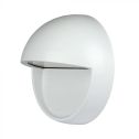 V-TAC VT-1182 Lampada applique LED 3W parete segnapasso tondo bianco IP65 bianco caldo 3000K - SKU 1408