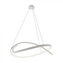 V-TAC VT-7916 Suspension LED Rond Cercles Entrelacés 48W Métal Blanc Couleur 80*120cm 3000K Triac Dimmable - 14996