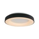 V-TAC VT-7925 LED chandelier 49W triac dimmable 60cm round ceiling light ceiling mount black color 3000K - 15346