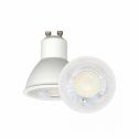 V-Tac VT-2886D LED Spotlight 7W GU10 plastic dimmable 38° cold white 6400K - SKU 1668