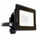 V-TAC VT-118 projecteur LED 10W chip samsung smd blanc froid 6500K slim noir Boîte de jonction intégrée IP65 - SKU 20306